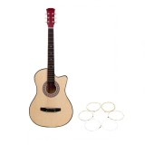 Cumpara ieftin Chitara Clasica Lemn 4/4 Ideallstore 95cm Bej, Corzi Otel, Adulti/Incepatori, 6 Corzi