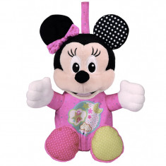 Lampa de veghe muzicala cu proiector Minnie Mouse Disney 17207, Roz foto