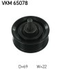 SKF VKM 65078 Rola ghidare/conducere, curea transmisie