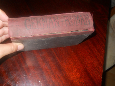 Dictionar roman german 1931, legata si copertata in 1931 foto
