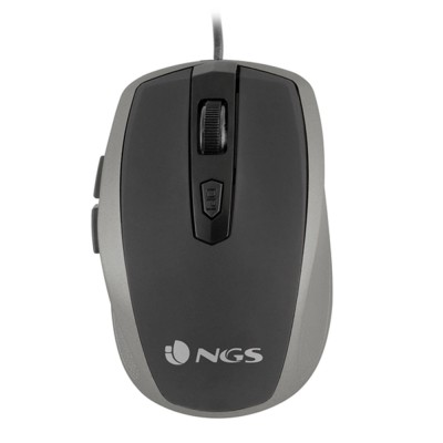 Mouse optic USB 800/1600dpi argintiu NGS foto