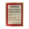 Programul primirii membrilor organizației Partidului Poporului, 12 octombrie 1924