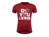 Tricou ciclism Force Bike, rosu, XXL Ultimate FactoryBikes