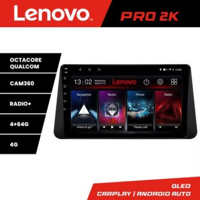 Navigatie Nissan Micra intre anii 2014-2019 Android radio gps internet 8 core QLED 2K 4+64 360 Lenovo CarStore Technology foto