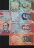 Set Lot 10 bancnote bolivari/bolivares Venezuela 2007-2019 UNC, America Centrala si de Sud