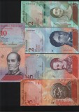 Set Lot 10 bancnote bolivari/bolivares Venezuela 2007-2019 UNC, America Centrala si de Sud