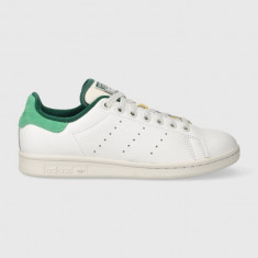 adidas Originals sneakers din piele Stan Smith culoarea alb ID2007