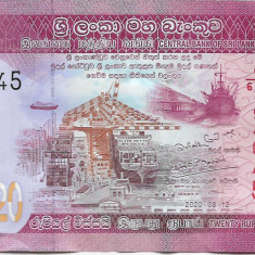 Sri Lanka (2) - 20 Rupees, 2020