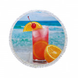 Prosop de plaja Fresh Summer, Oyo Concept, &Oslash;105 cm, policoton, multicolor