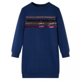 Rochie hanorac pentru copii, bleumarin, 92