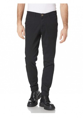 Pantaloni chino Jack Jones Jjimarco Jjdave pentru barbati, negru, 28W 32L - OUTLET foto