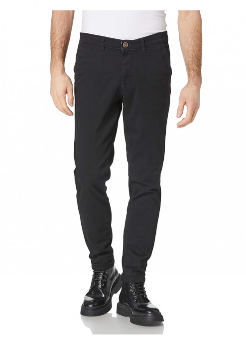 Pantaloni chino Jack Jones Jjimarco Jjdave pentru barbati, negru, 28W 32L - OUTLET