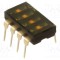 Comutator DIP-SWITCH 4 Sec&Aring;&pound;iuni ON-OFF 0,025A/24VDC OMRON Electronic Components