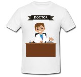 Cumpara ieftin Tricou &quot; Doctor in a desk animated &quot;