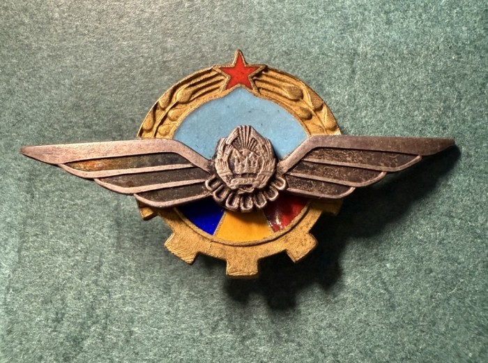 Insigna aviatie militara RPR varianta