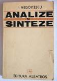 I. Negoițescu - Analize și sinteze