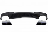 Difuzor aer negru cu ornamente evacuare BMW Seria 5 F10 F11 550i Design