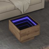 vidaXL Masă de cafea stejar artizanal 40 x 40 x 30 cm Lemn compozit