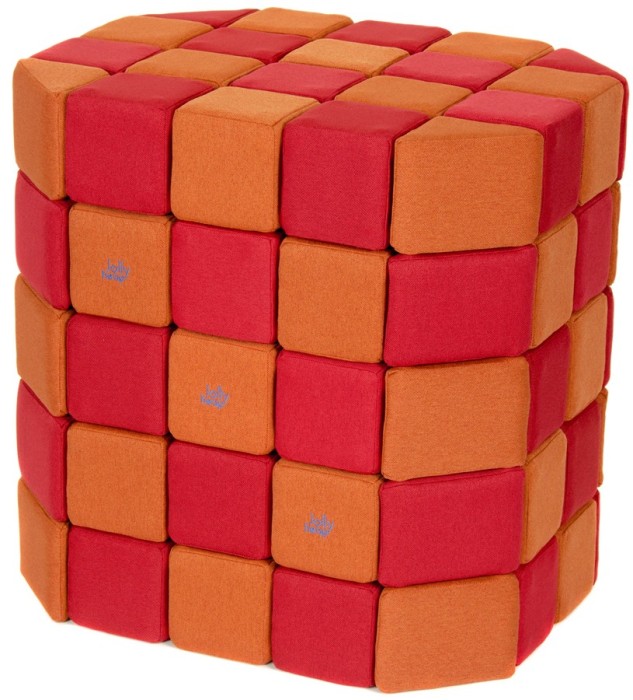 Set constructie MAXI JollyHeap BASIC Magnetic Blocks 1225 100 pcs.