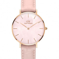 Daniel Wellington ceas Petite 32 Rouge femei, culoarea roz