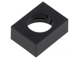 Eclisă 61 Corp negru plastic 15,3x21,5mm