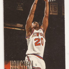 Cartonas baschet NBA Fleer 1996-1997 - nr 254 Allan Houston - N.Y. Knicks