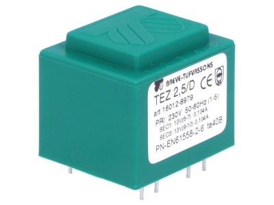 Transformator &amp;icirc;ncapsulat 2,5VA 230V 12V foto
