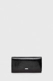 Answear Lab portofel de piele femei, culoarea negru