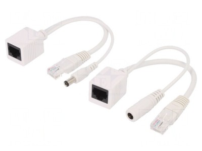 Set cabluri PoE alimentare prin Ethernet foto