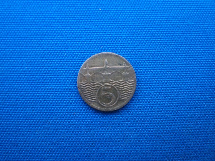 NOMINAL 5 REPUBLICA CEHIA 1929 ( 1939-1945 )
