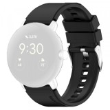 Curea Techsuit W026 pentru Huawei Watch GT 2 46mm / GT 2 Pro 46mm / GT 3 Pro 46mm / Xiaomi Watch S1, Neagra