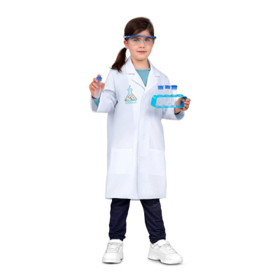 Costum Doctor de Stiinta cu accesorii pentru copii 3-5 ani 110 - 120 cm foto