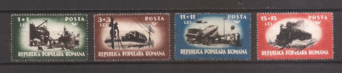 ROMANIA 1948, LP 245 - MUNCA IN COMUNICATII (vezi descrierea)