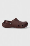 Crocs papuci Classic barbati, culoarea bordo, 10001