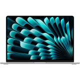 Laptop Apple MacBook Air 15, cu procesor Apple M4, 10 nuclee CPU si 10 nuclee GPU, 24GB RAM, 512GB, Silver, Tastatura Internationala, Manual RO