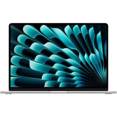 Laptop Apple MacBook Air 15, cu procesor Apple M4, 10 nuclee CPU si 10 nuclee GPU, 24GB RAM, 512GB, Silver, Tastatura Internationala, Manual RO