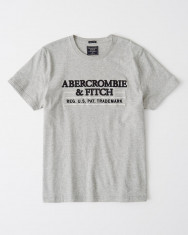 Tricou Abercrombie &amp;amp; Fitch gri mas M -Reducere finala!! foto