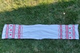 ** Stergar vechi taranesc tindeu tesau in casa si cusut/brodat de mana, 200cm x 39cm