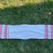 ** Stergar vechi taranesc tindeu tesau in casa si cusut/brodat de mana, 200cm x 39cm