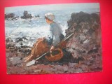 HOPCT 14896 PESCARITA LA GRSANVILLE -N GRIGORESCU [ 1838-1907] -- CP PICTURA - -NECIRCULATA