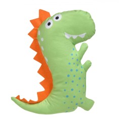 Pernă Decorativă Dinozaur, Model Verde, 30x40cm, Poliester