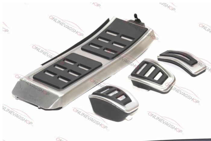Set Pedale Inox + Footrest transmisie manuala Audi A4,A5,A6,A7,Q5