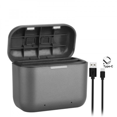 Incarcator dublu pentru acumulatori camera actiune Insta360 ONE X3 foto
