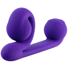 Snail Vibe - Vibrator de lux cu stimulare clitoridiană Violet