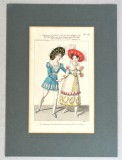 &quot;Astolphe et Joconde&quot; gravura colorata manual 1827, Muzica, Cerneala, Altul