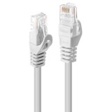 PATCH CORD Lindy - UTP 2m Cat.6 U/UTP, White &quot;LY-48203&quot; (timbru verde 0.18 lei)