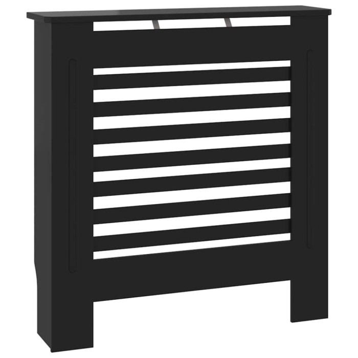 Masca pentru calorifer, negru, 78 cm, MDF