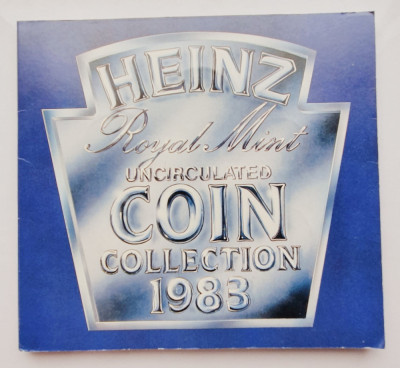 M01 Marea Britanie UK Anglia set monetarie 7 monede 1983 Heinz UNC foto
