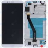 Huawei Y6 2018 (ATU-L21, ATU-L22) Capac frontal modul display + LCD + digitizer alb