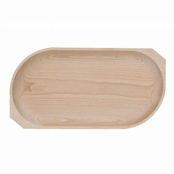 Platou lemn fag 1 compartiment 44x23x2.5cm Zilan EXT 6174